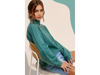 La Miel Cecelia Sweater- MCS3563- Pecan
