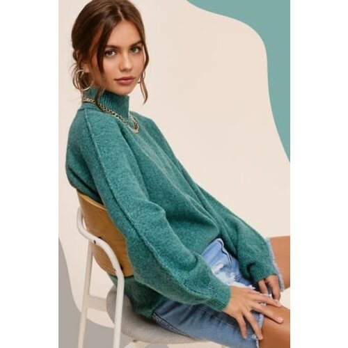 La Miel Cecelia Sweater- MCS3563- Pecan
