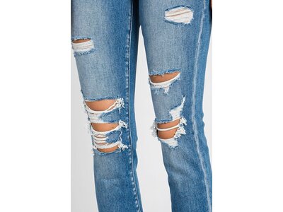 Petra153 Midrise Slim Straight With Destroyed Hem- Med-