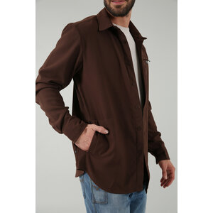 Kimes Ranch Hart Shacket- Brown-