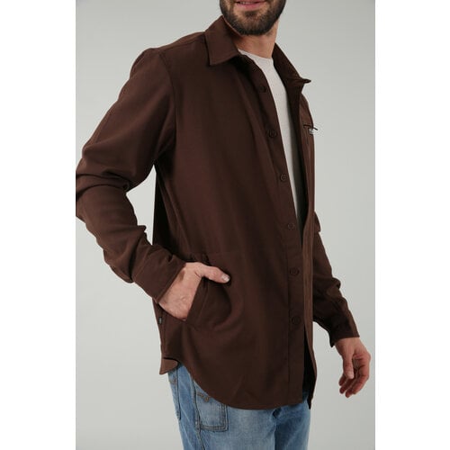 Kimes Ranch Hart Shacket- Brown-