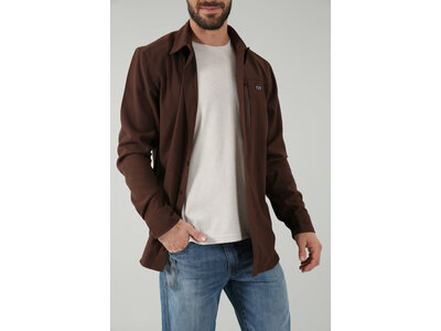 Kimes Ranch Hart Shacket- Brown-