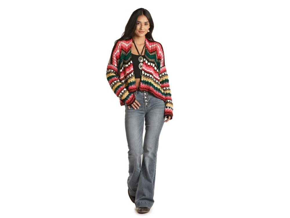 Rock and Roll Denim Cardigan- 46_8433