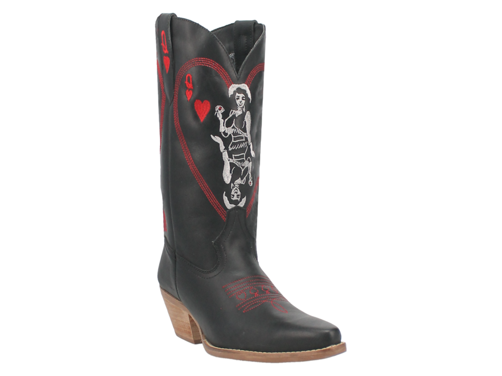 Dingo Queen A Hearts - DI174- Black