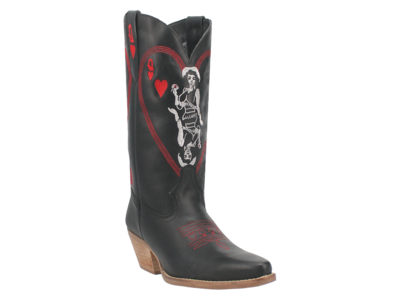 Dingo Queen A Hearts - DI174- Black