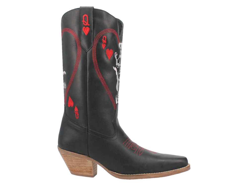 Dingo Queen A Hearts - DI174- Black