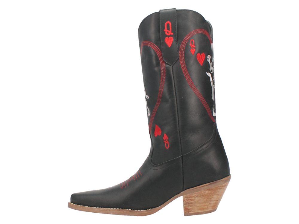 Dingo Queen A Hearts - DI174- Black