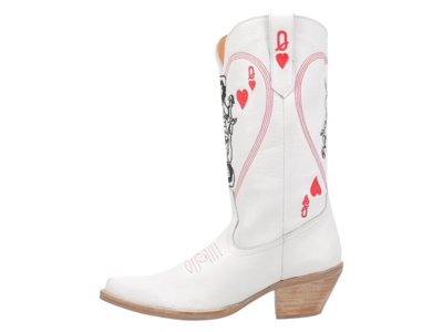 Dingo Queen A Hearts - DI174- White