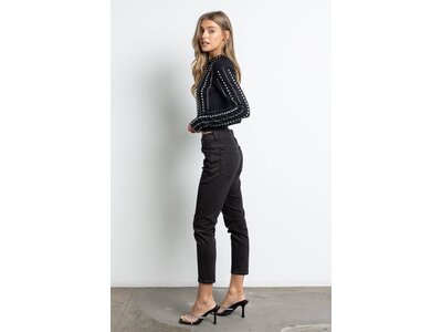 Studded Long Sleeve- Black