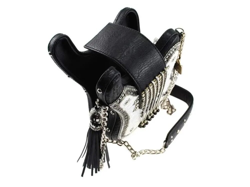 Mary Frances Accessories Greatest Hits - Beaded Crossbody Guitar Bag