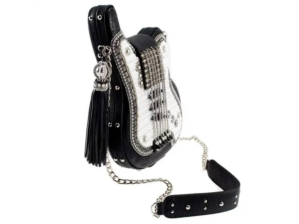 Mary Frances Accessories Greatest Hits - Beaded Crossbody Guitar Bag