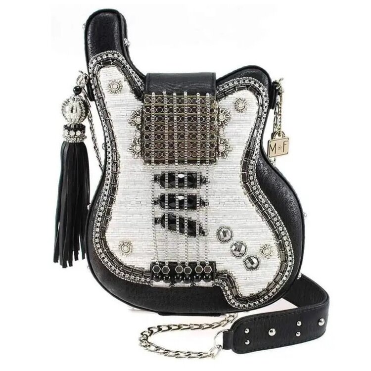 Mary Frances Accessories Greatest Hits - Beaded Crossbody Guitar Bag