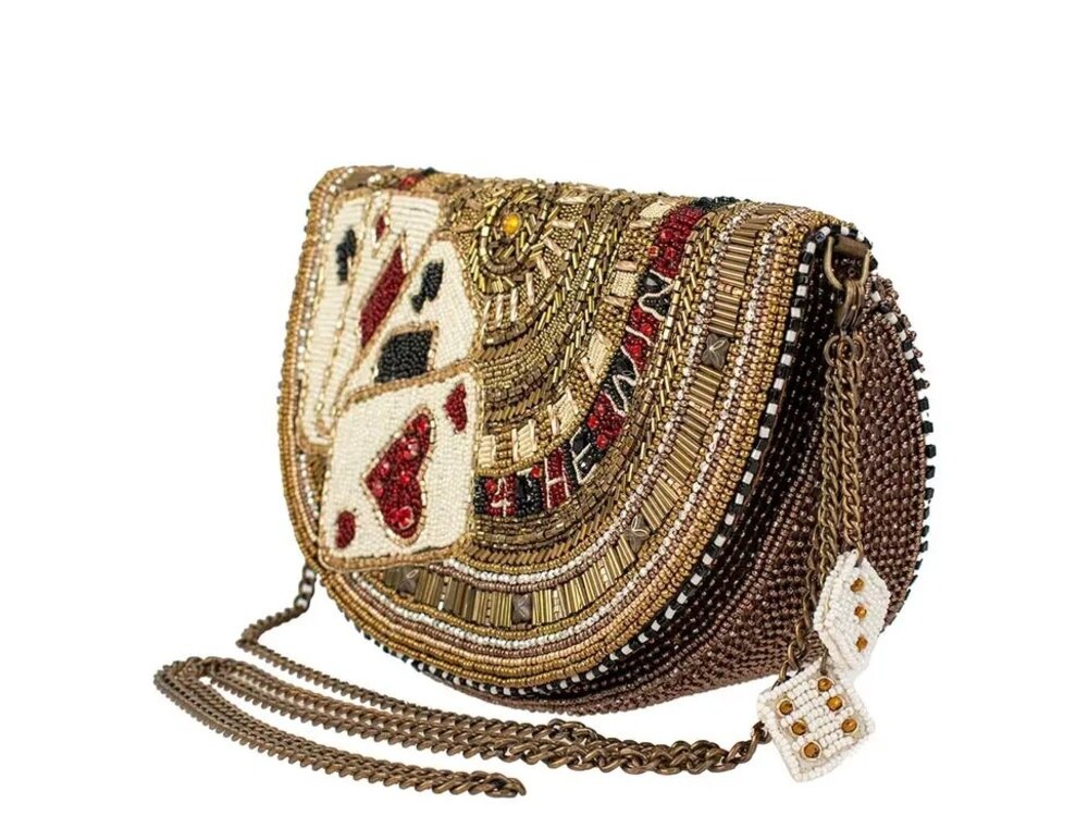Mary Frances Accessories 4 the Win- Beaded Crossbody