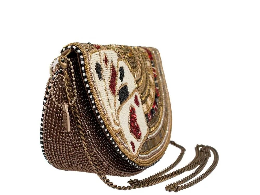 Mary Frances Accessories 4 the Win- Beaded Crossbody