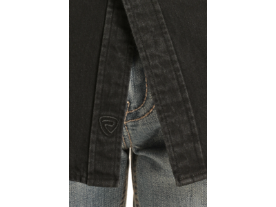 Rock and Roll Denim Black Denim Snap Shirt- bmn2s03703