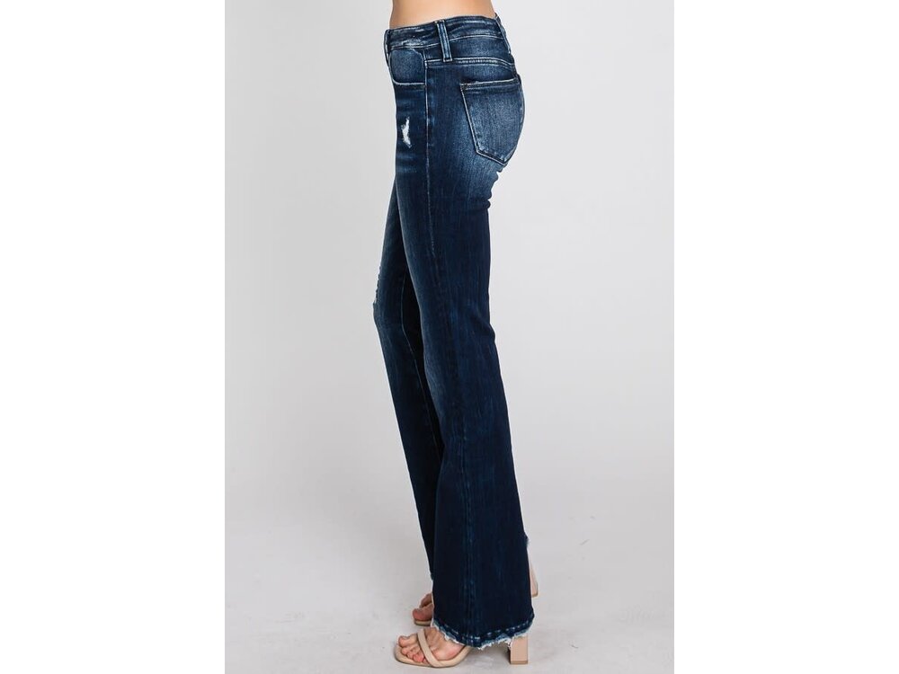 Petra153 Classic Boot Midrise- Light Distress- Dark- 32in-