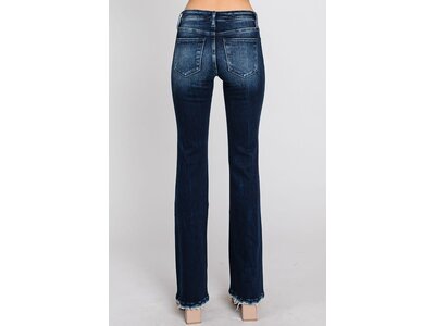 Petra153 Classic Boot Midrise- Light Distress- Dark- 32in-