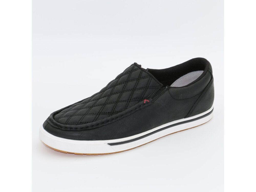 Twisted X Slip On Kicks-Woven Black- WCA0087-