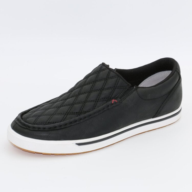 Twisted X Slip On Kicks-Woven Black- WCA0087-