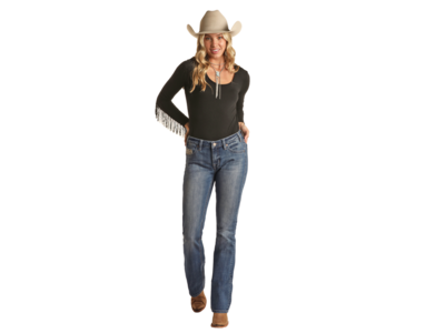 Rock and Roll Denim MidRise Boot- BW4MD02327-