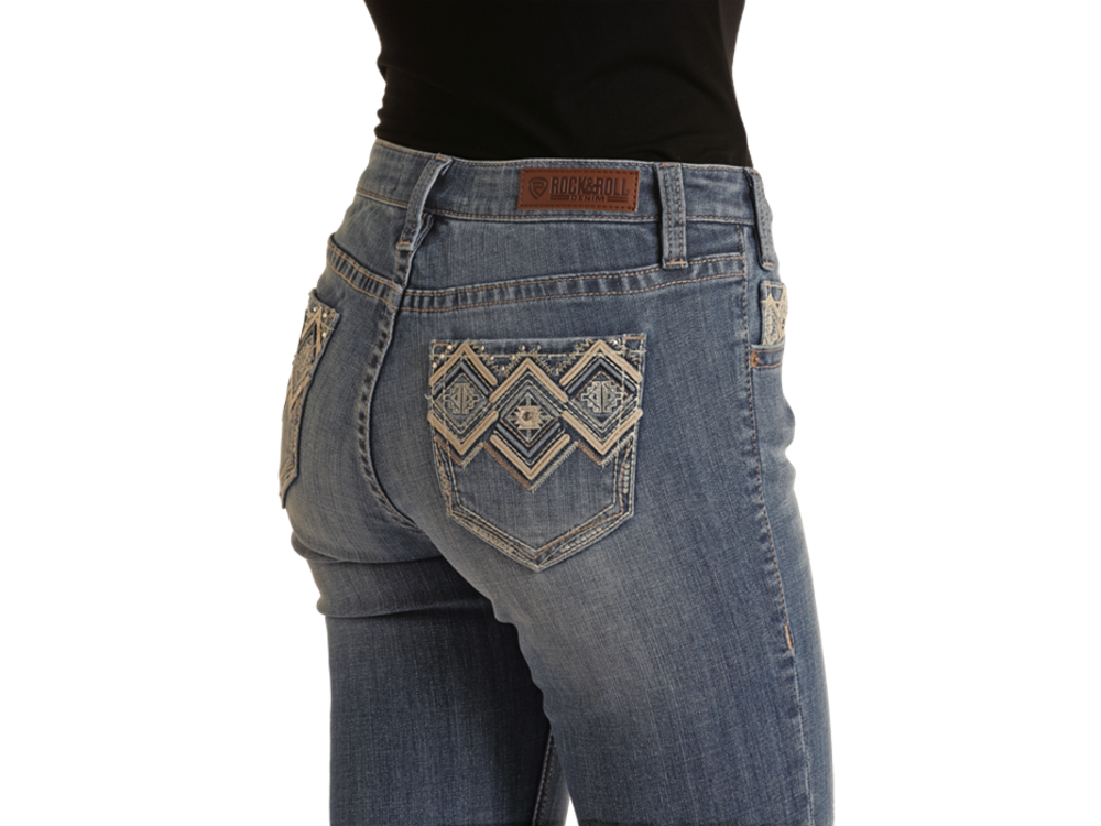 Rock and Roll Denim MidRise Boot- BW4MD02327-