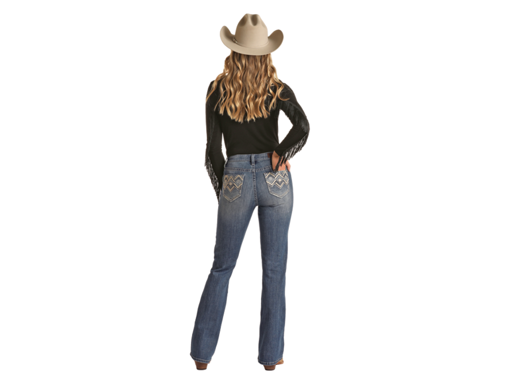 Rock and Roll Denim MidRise Boot- BW4MD02327-