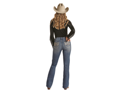 Rock and Roll Denim MidRise Boot- BW4MD02327-