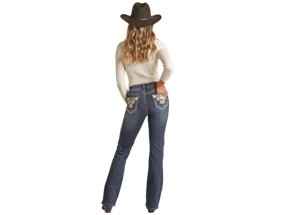 Rock and Roll Denim MidRise Boot- BW4MD02328-