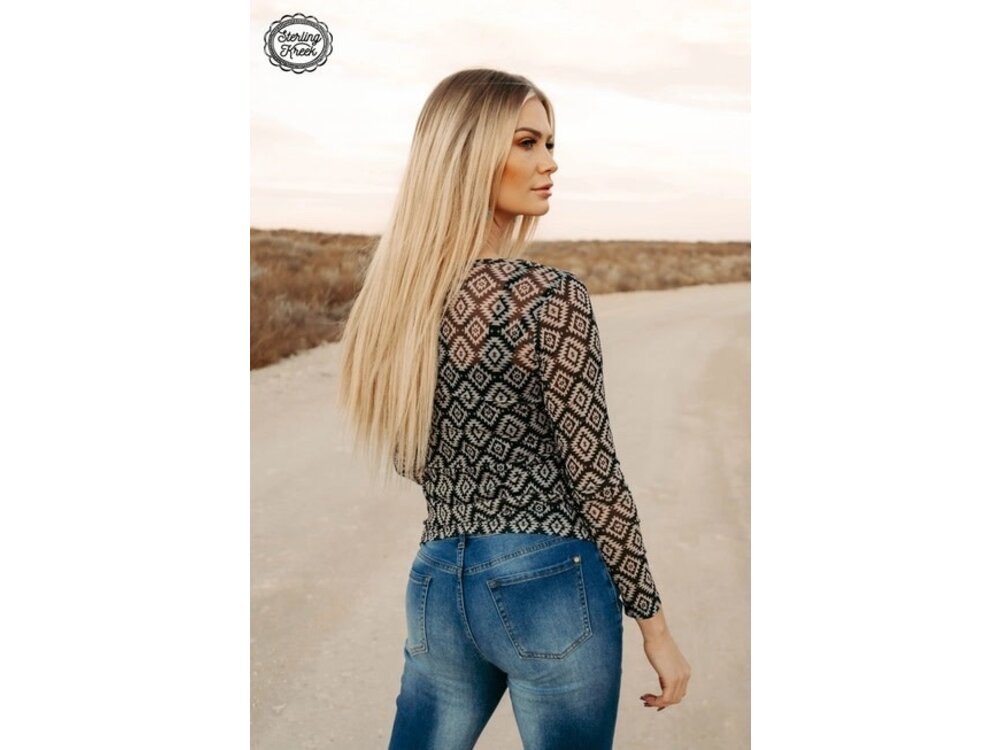 Sterling Kreek Fort Worth Mesh Top-