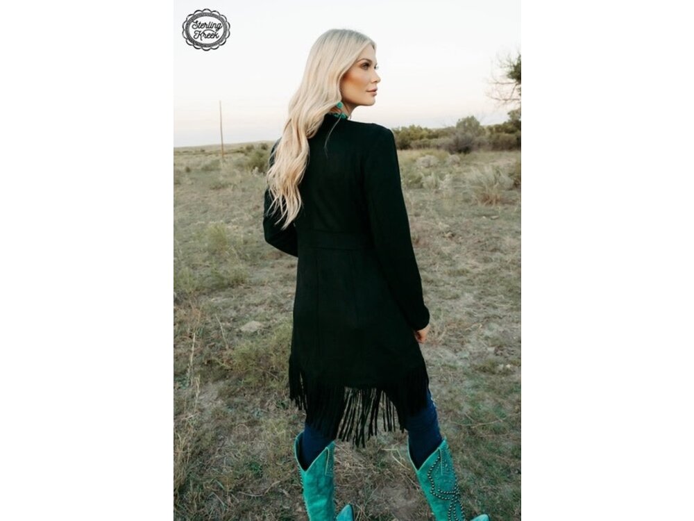 Sterling Kreek Scottsdale Suede Jacket- Black-