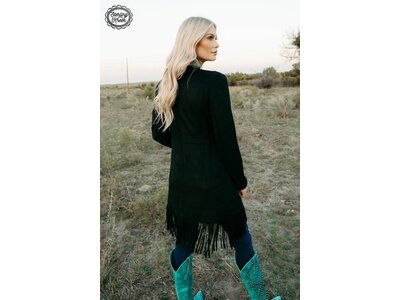 Sterling Kreek Scottsdale Suede Jacket- Black-