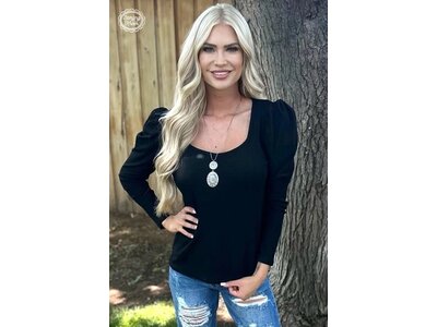 Sterling Kreek Something Classy Top- Black-