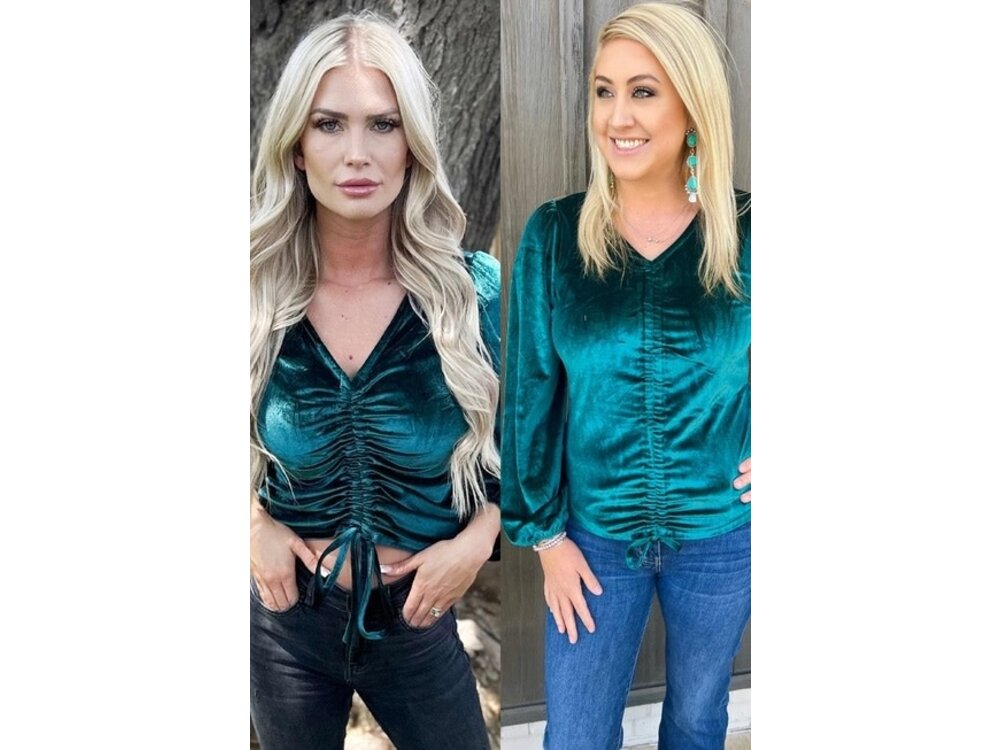 Sterling Kreek Texas Twist Top- Green-