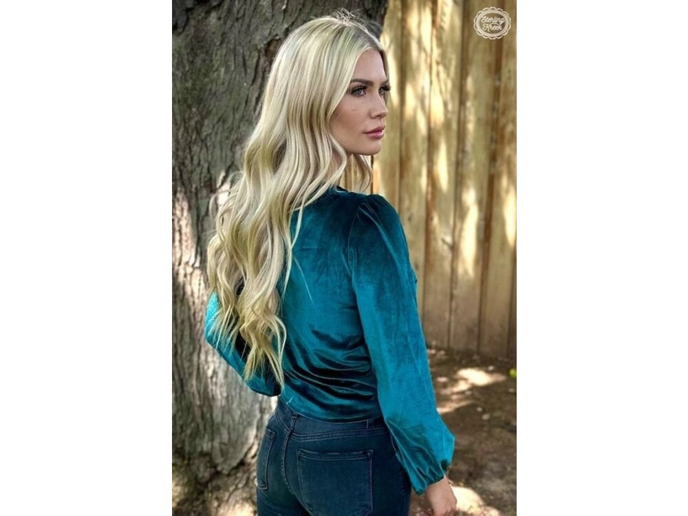 Sterling Kreek Texas Twist Top- Green-