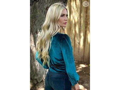 Sterling Kreek Texas Twist Top- Green-