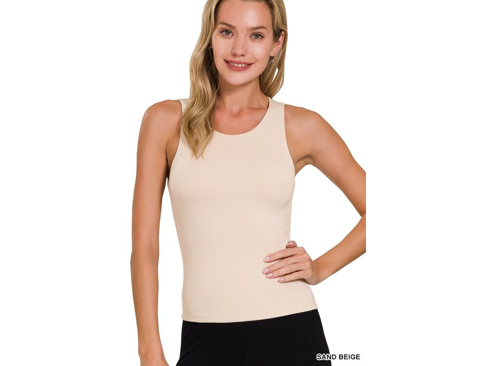 Dbl Layer Round Neck Tank- RT-8460A-