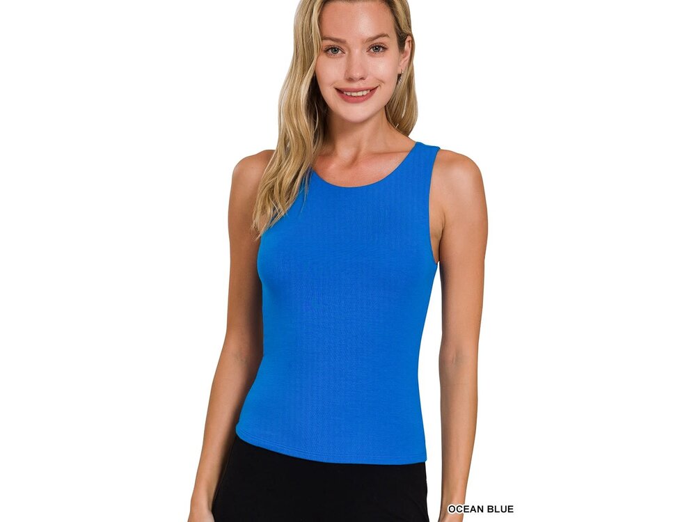 Dbl Layer Round Neck Tank- RT-8460A-