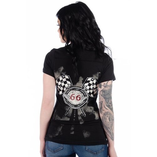 Liberty Wear Short Sleeve- Black Acid- Route 66