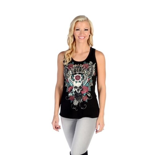 Liberty Wear Tank- Black- Devilish-