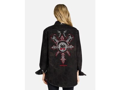 Rock Roll N Soul Delfino Time is Running Out Boyfriend Jacket-