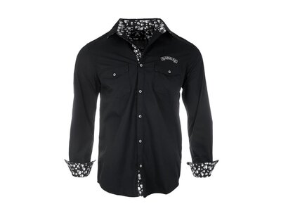 Rock Roll N Soul Don't Look Back- Men's Long Sleeve- Black