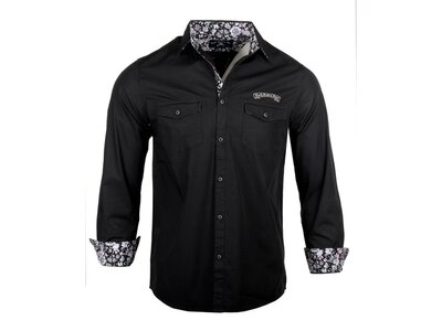 Rock Roll N Soul Don't Look Back- Men's Long Sleeve- Black