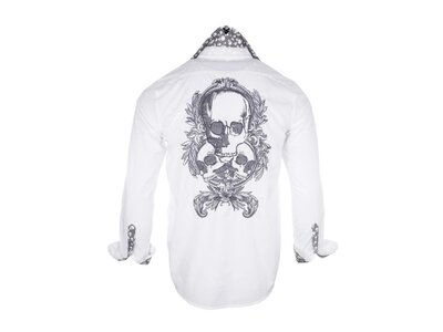 Rock Roll N Soul Don't Look Back- Men's Long Sleeve- White