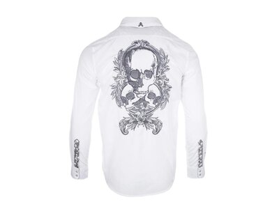 Rock Roll N Soul Don't Look Back- Men's Long Sleeve- White