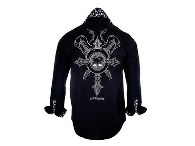 Rock Roll N Soul Time is Running Out- Men's Long Sleeve Black-