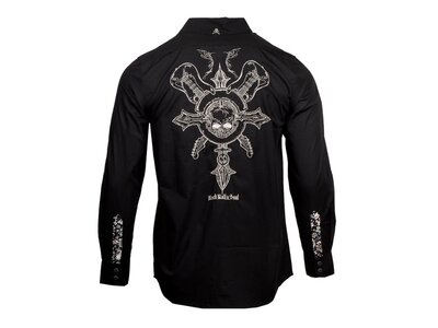 Rock Roll N Soul Time is Running Out- Men's Long Sleeve Black-