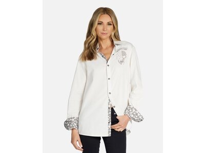 Rock Roll N Soul Torry American Soul Boyfriend Shirt- White-