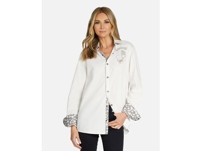 Rock Roll N Soul Torry American Soul Boyfriend Shirt- White-