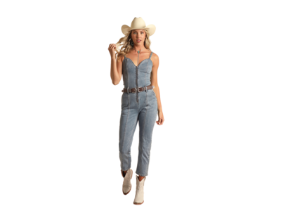 Rock and Roll Denim Denim Jumpsuit - RRWDR6R1AJ -
