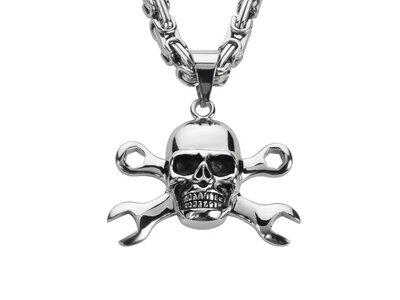 Heavy Metal Jewelry SK1424 - Necklace 24in